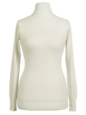 Basic Pullover in  wollwei� von Beauty Women (Bild 1)