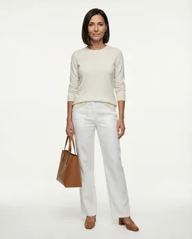 Basic Pullover in  wollwei� von Beauty Women (Bild 2)