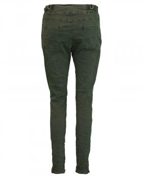 Baumwollhose im Jogging-Stil in  oliv von Made in Italy (Bild 2)