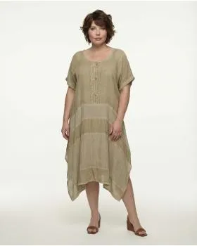 Baumwollkleid 2-tlg in  camel von Zedd (Bild 5)