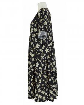 Baumwollkleid Floral in  schwarz von Wendy (Bild 3)