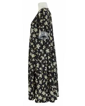 Baumwollkleid Floral in  schwarz von Wendy (Bild 3)