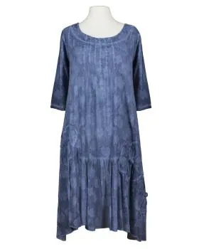 Baumwollkleid A-Schnitt in  blau von Manga (Bild 1)