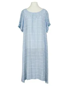 Baumwollkleid mit Spitze in  blau von Spaziodonna (Bild 1)
