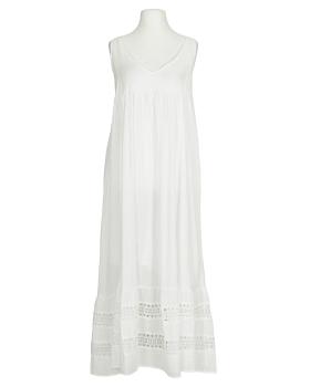 Baumwollkleid mit Spitze in  weiss von SENES Paris (Bild 1)