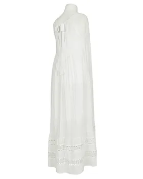 Baumwollkleid mit Spitze in  wei� von SENES Paris (Bild 2)