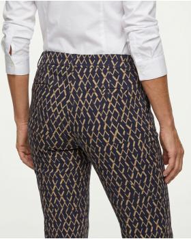 Bengalin Hose mit Muster in  blau von Chic (Bild 5)