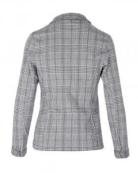 Blazer Karomuster in  schwarz von fashion made in italy (Bild 2)