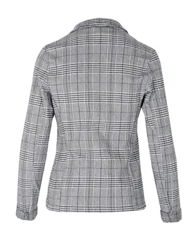 Blazer Karomuster in  schwarz von fashion made in italy (Bild 2)
