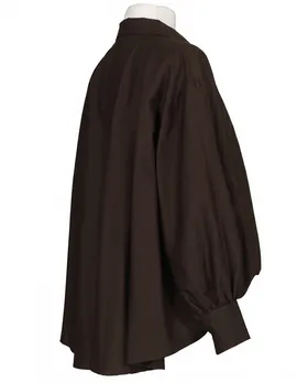Bluse Ballonschnitt in  braun von Made in Italy (Bild 2)