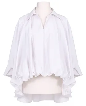 Bluse Ballonschnitt in  wei� von Made in Italy (Bild 1)