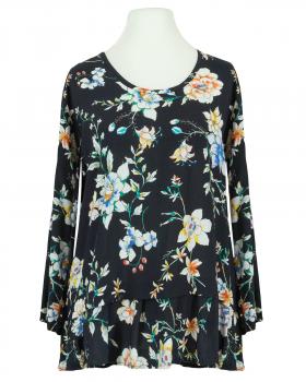 Bluse Blumenmuster in  schwarz von RESTART (Bild 1)