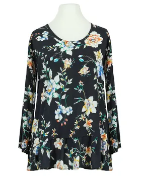 Bluse Blumenmuster in  schwarz von RESTART (Bild 1)