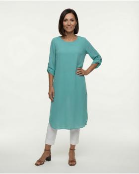 Bluse Chiffon in  t�rkis von Moda (Bild 3)