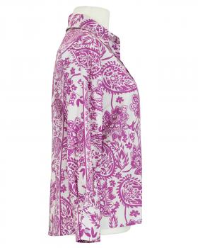 Bluse mit floralem Muster in  beere von Made in Italy (Bild 2)