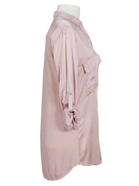 Bluse Satin in  rosa von Made in Italy (Bild 2)