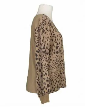 Bluse mit Seide und Leoprint in  camel von Style Touch (Bild 2)