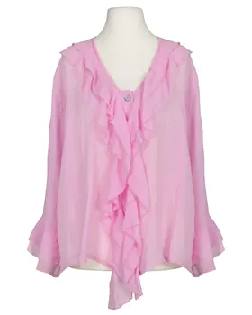 Bluse mit Volant in  rosa von Selected Touch (Bild 1)