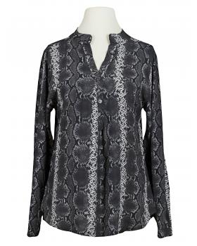Bluse Schlangenmuster in  grau von Made in Italy (Bild 1)