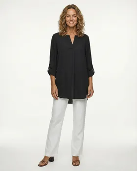 Bluse Tunikastil in  schwarz von Diana (Bild 2)