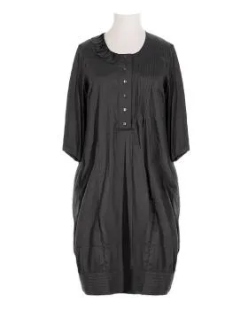 Ballonkleid mit Seide in  schwarz von Manga (Bild 1)