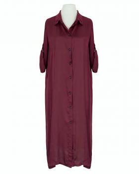 Blusenkleid Satin in  bordeaux von Moda Italia (Bild 2)