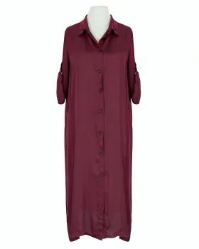 Blusenkleid Satin in  bordeaux von Moda Italia (Bild 2)