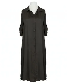 Blusenkleid Satin in  braun von Moda Italia (Bild 2)