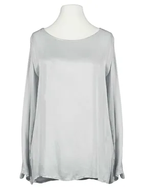 Blusenshirt aus Satin in  silbergrau von Zoe (Bild 1)