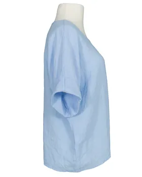 Blusenshirt Leinen in  hellblau von Puro Lino (Bild 2)