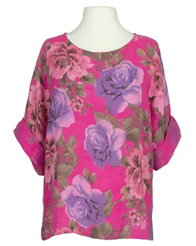 Blusenshirt Leinen in  pink von Puro Lino (Bild 1)