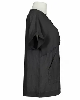 Blusenshirt Leinen in  schwarz von Made in Italy (Bild 2)