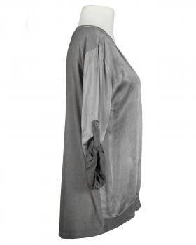 Blusenshirt mit Glanzgarn in  grau von Spaziodonna (Bild 2)