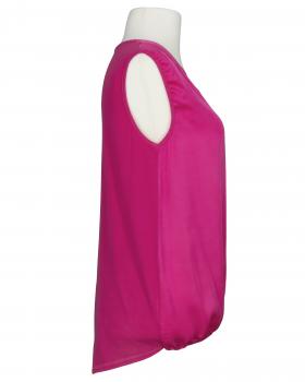 Blusenshirt mit Satin in  pink von Made in Italy (Bild 2)