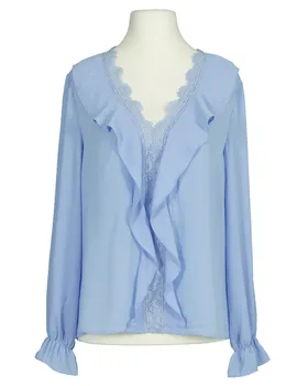 Blusenshirt mit Volant in  blau von Lamiar (Bild 1)