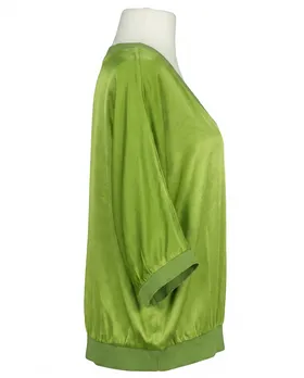 Blusenshirt Satin in  gr�n von Made in Italy (Bild 2)