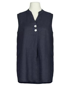 Blusentop Leinen in  dunkelblau von Puro Lino (Bild 1)