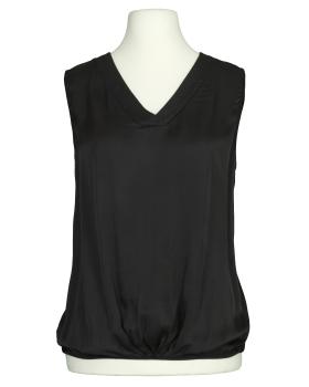 Blusentop mit Satin in  schwarz von New Collection (Bild 1)