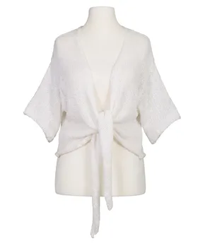 Bolero B�ndchengarn in  ecru von Italia Moda (Bild 1)