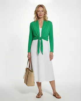 Bolero Cardigan in  gr�n von Spaziodonna (Bild 2)
