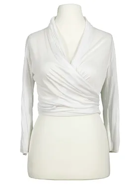 Bolero Cardigan in  wei� von Spaziodonna (Bild 2)