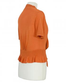 Bolero mit Volant in  orange von Made in Italy (Bild 2)