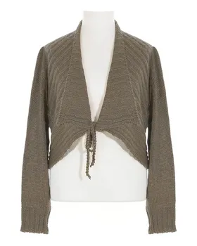 Bolero Strickjacke in  braun von Amandine (Bild 1)