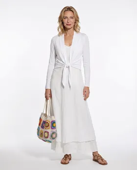 Bolero Viskose in  wei� von Diana (Bild 2)