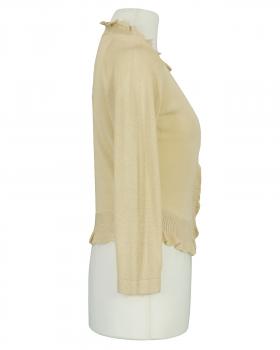 Bolero Viskosestrick in  creme von Made in Italy (Bild 2)