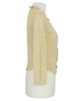 Bolero Viskosestrick in  creme von Made in Italy (Bild 2)