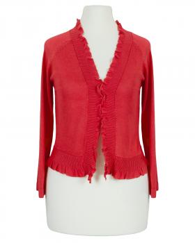 Bolero Viskosestrick in  rot von Made in Italy (Bild 1)