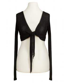 Bolero Viskosestrick in  schwarz von fashion made in italy (Bild 1)