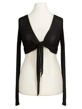 Bolero Viskosestrick in  schwarz von fashion made in italy (Bild 1)