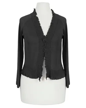 Bolero Viskosestrick in  schwarz von Made in Italy (Bild 1)